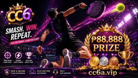 CC6 PBA score sports scene with a basketball player driving through a brightly lit arena court