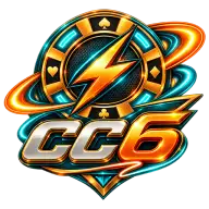 CC6 gold and teal tournament medallion brand icon